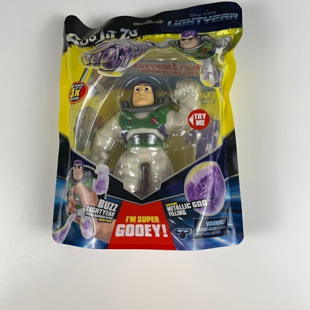 Disney Pixar Goo Jit Zu Hero Buzz Ligthyear XL-15 Hero Toy green New Sealed